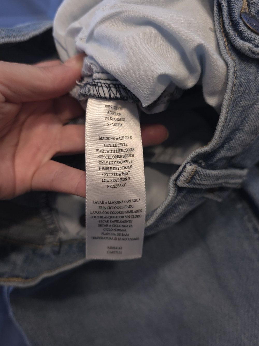 Calvin Klein Jeans Women’s Size 10 Light Wash High Rise Straight Mom Jeans Y2K - Picture 8 of 8